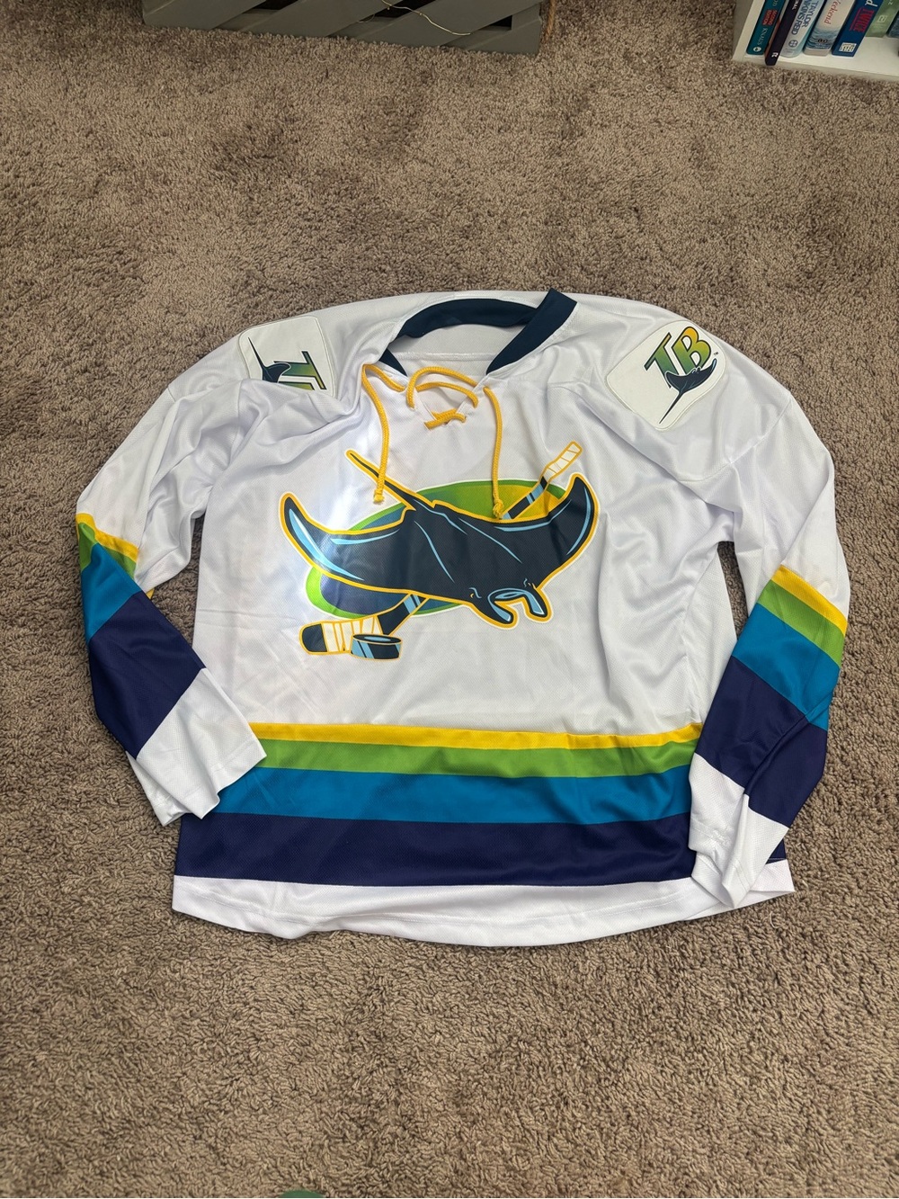 Tampa Bay Rays Stingray Hockey Jersey